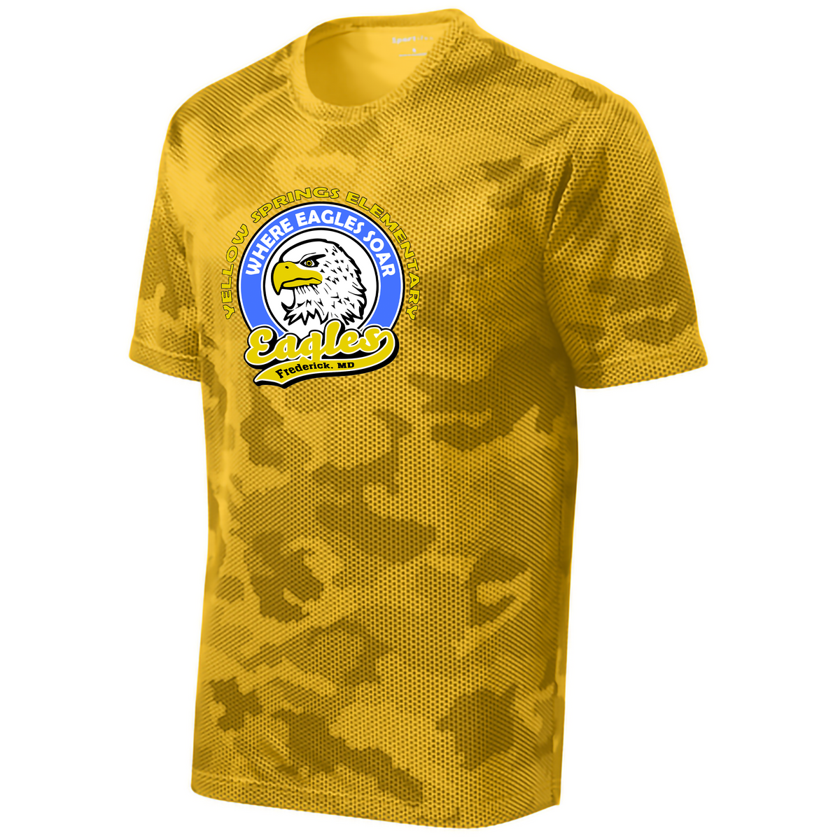 Yellow Springs Elementary School CamoHex Tee