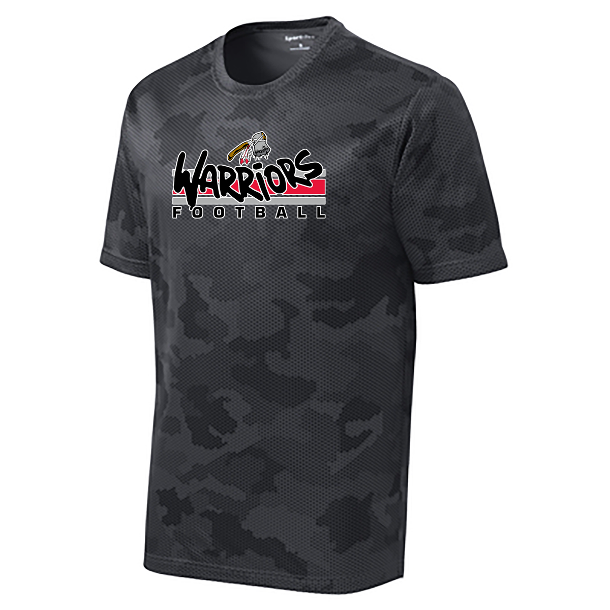 WV Warriors Football CamoHex Tee