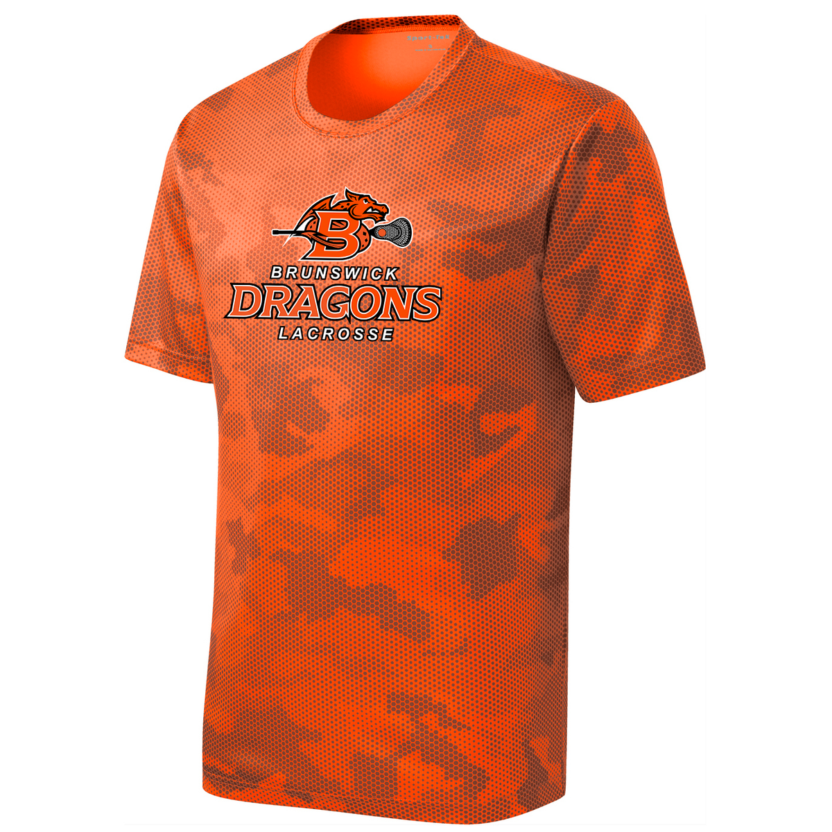 Brunswick Dragons Lacrosse CamoHex Tee