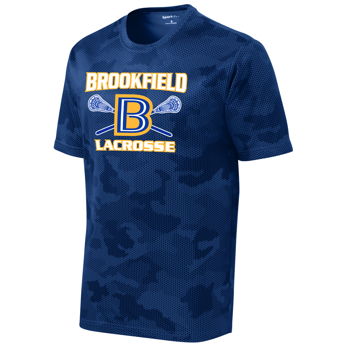 Brookfield Lacrosse Youth CamoHex Tee