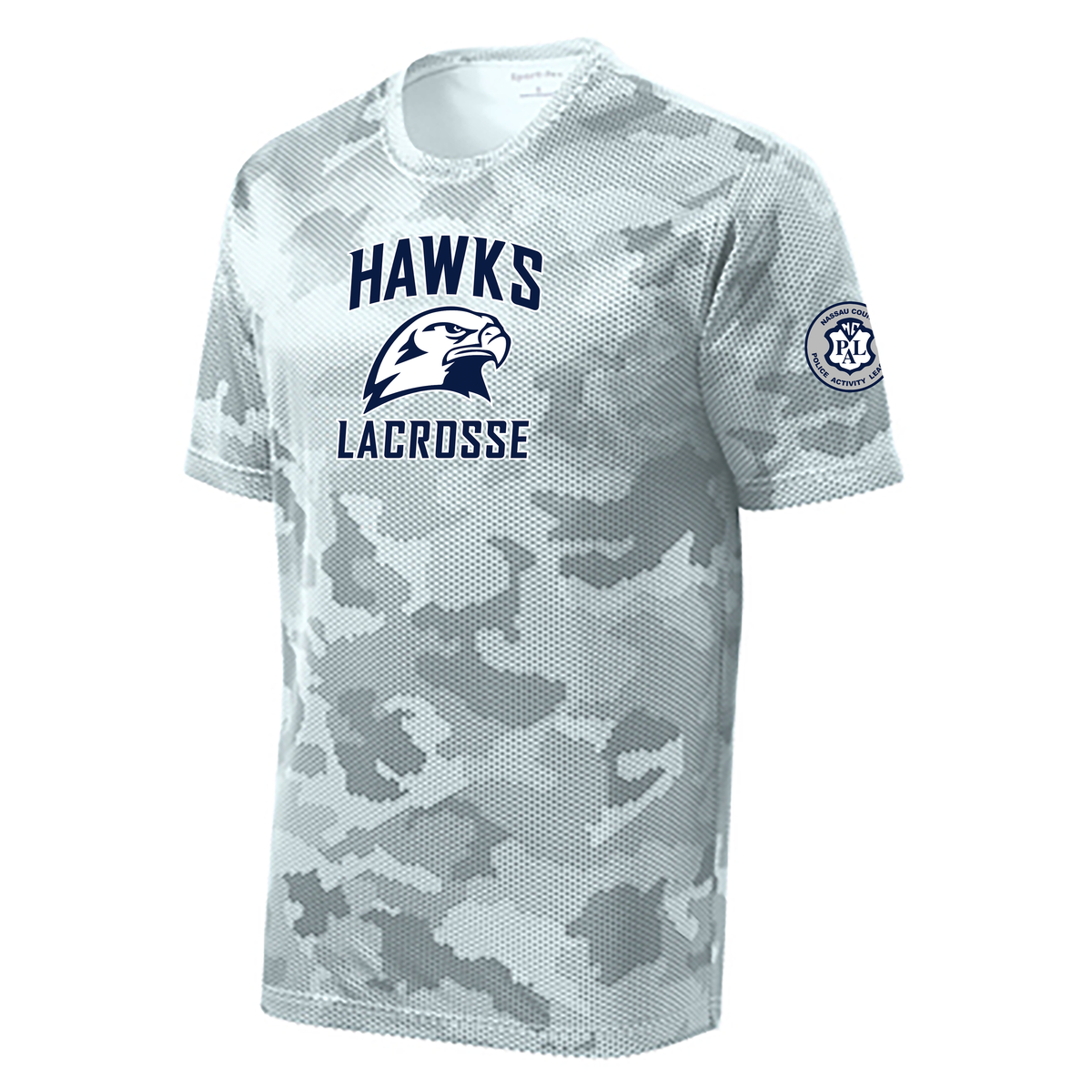 Plainview PAL Lacrosse CamoHex Tee