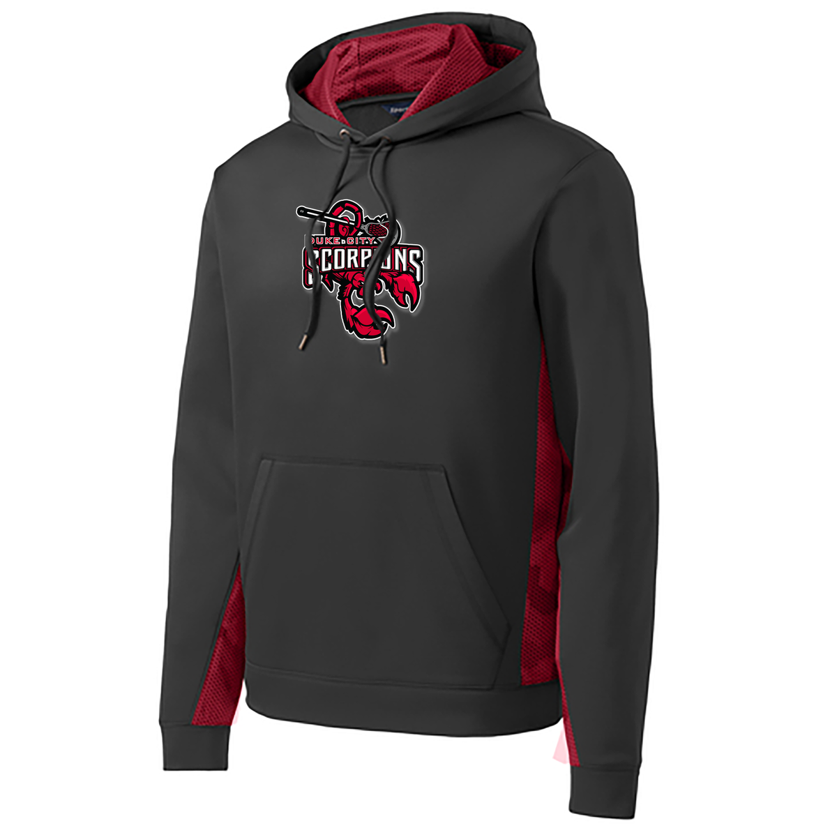 Duke City Scorpions HS Lacrosse Fleece Color Block Hoodie