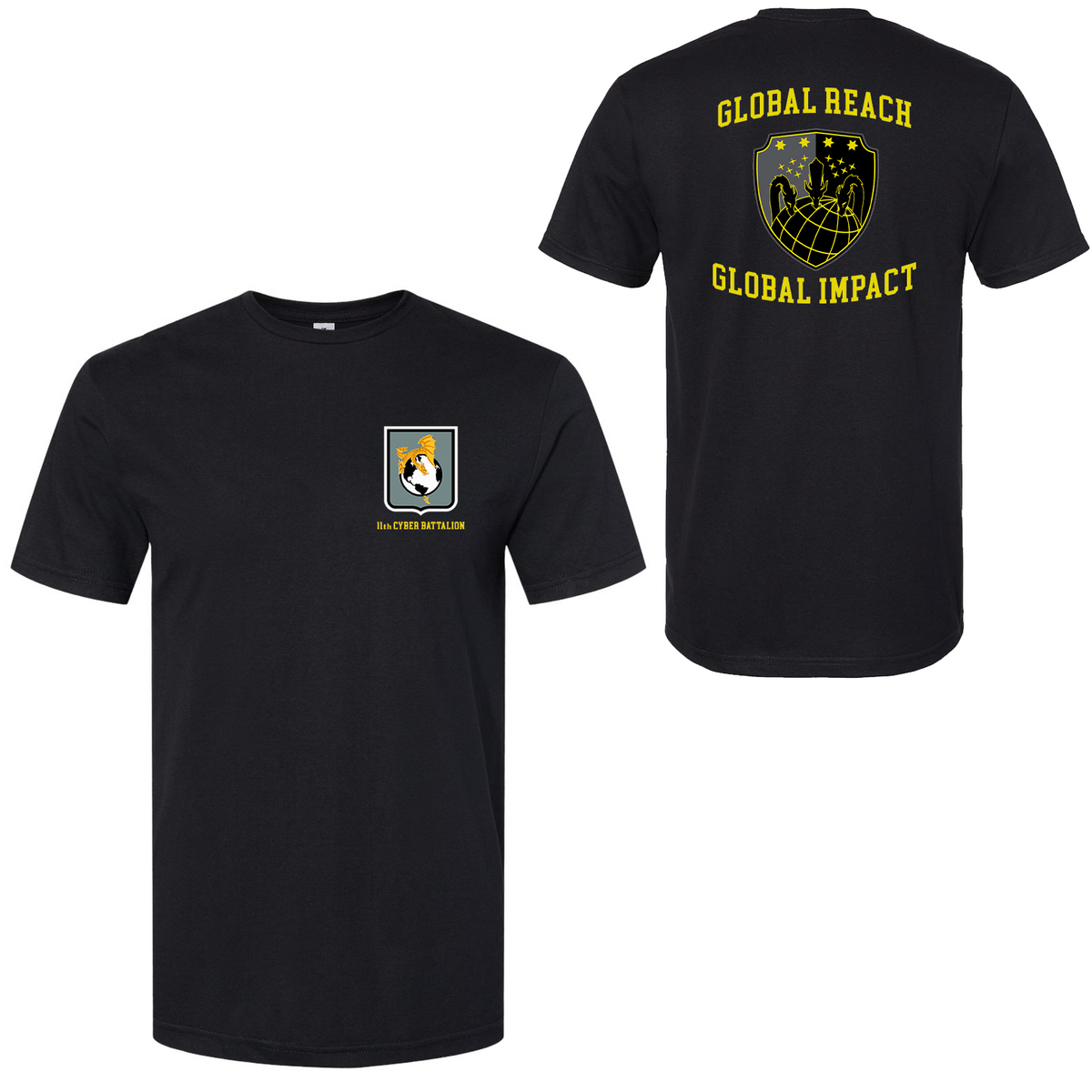 11th Cyber Battalion Gildan Softstyle CVC T-Shirt - AUTHORIZED FOR PRT WEAR