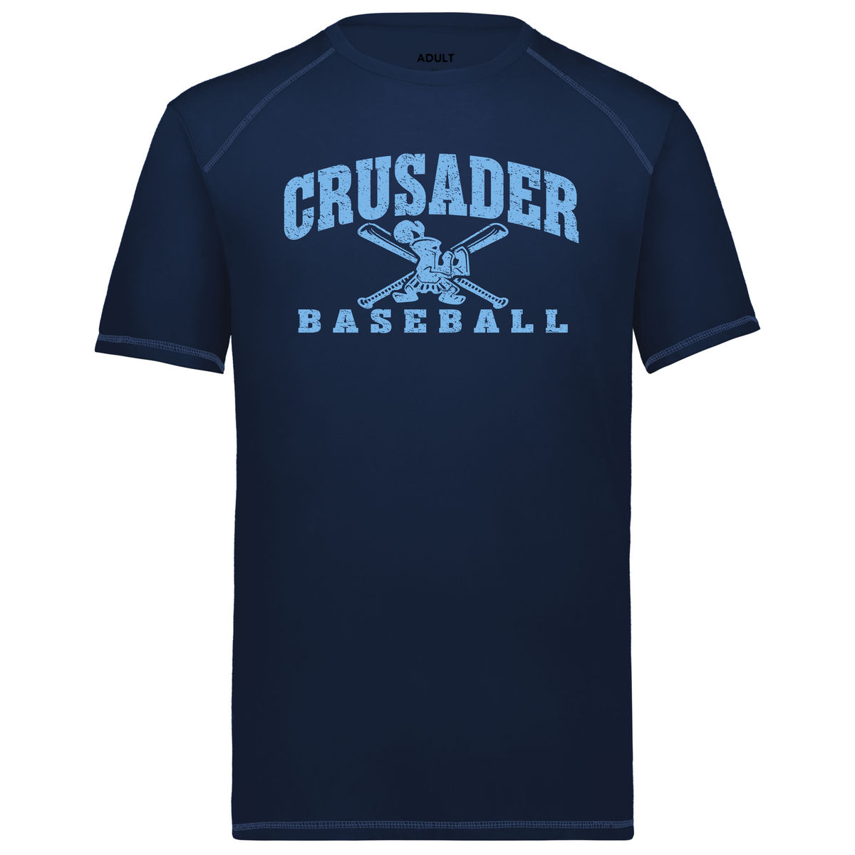 Morris Catholic Crusaders Baseball Super Soft-Spun Poly T-Shirt