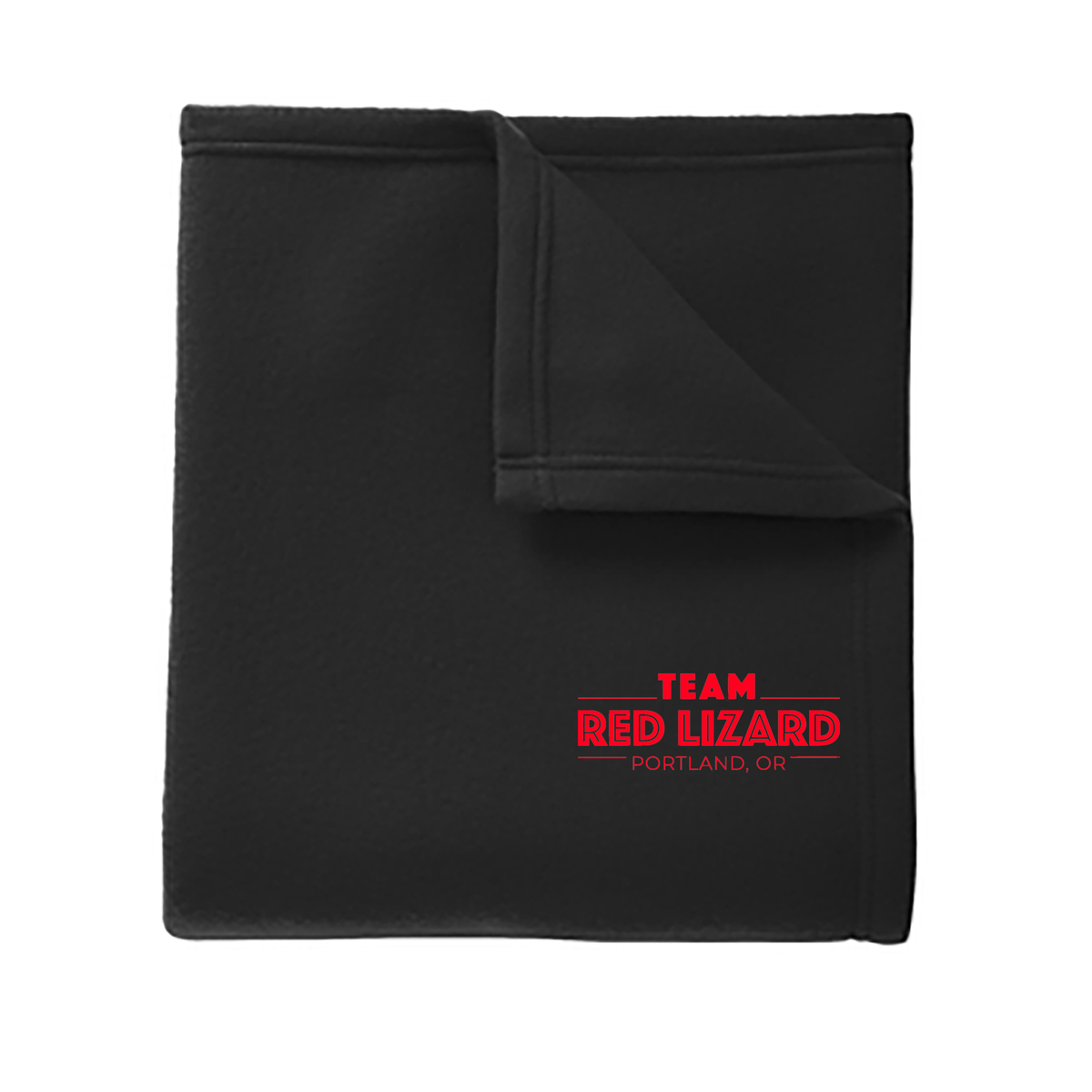 Team Red Lizard Core Fleece Blanket