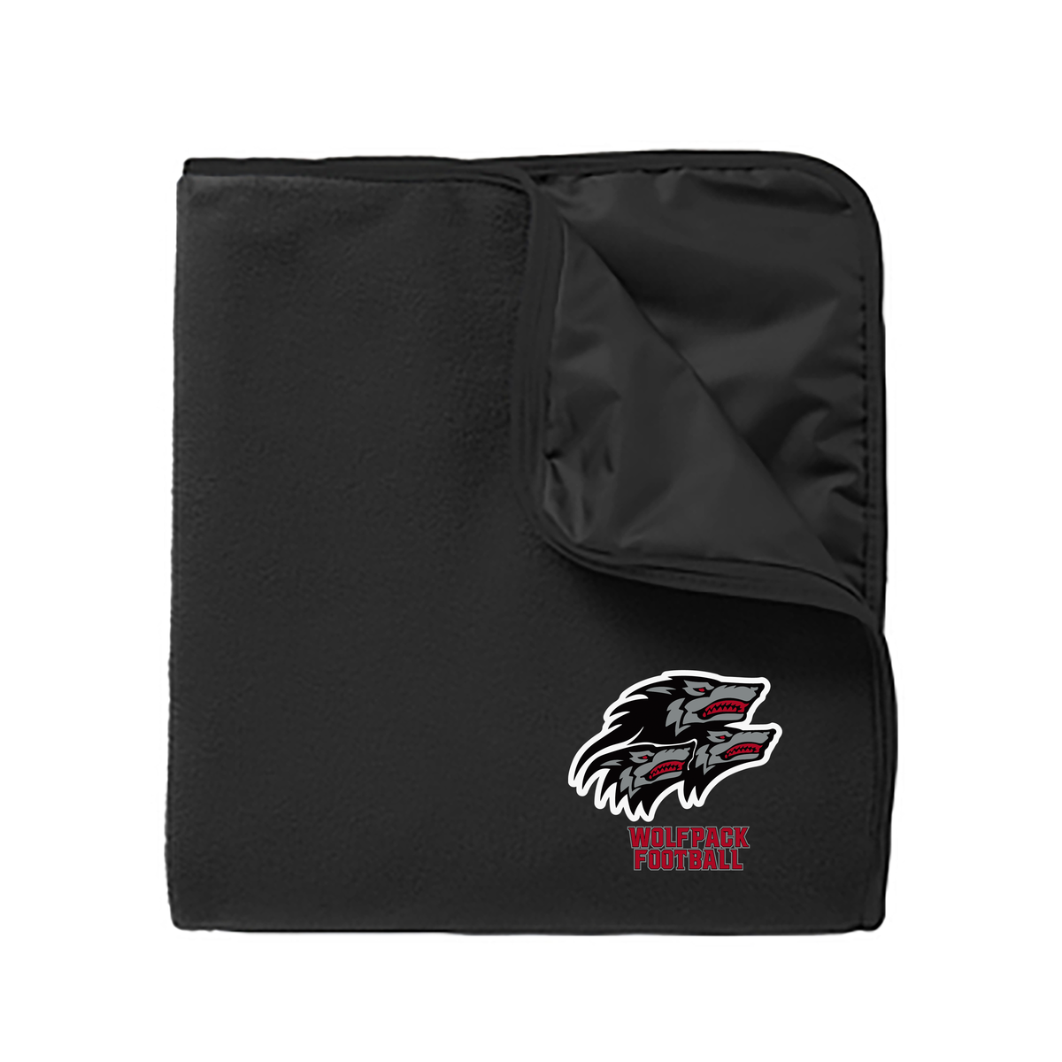 North Houston Wolfpack Football Fleece & Poly Blanket