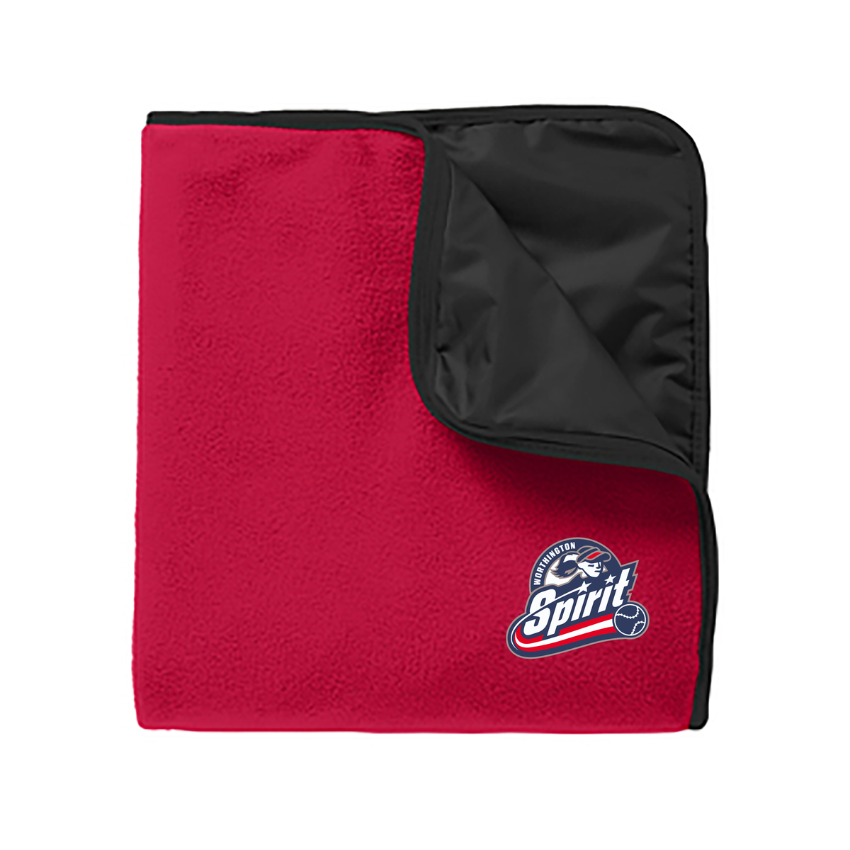 Worthington Spirit Softball Fleece & Poly Blanket