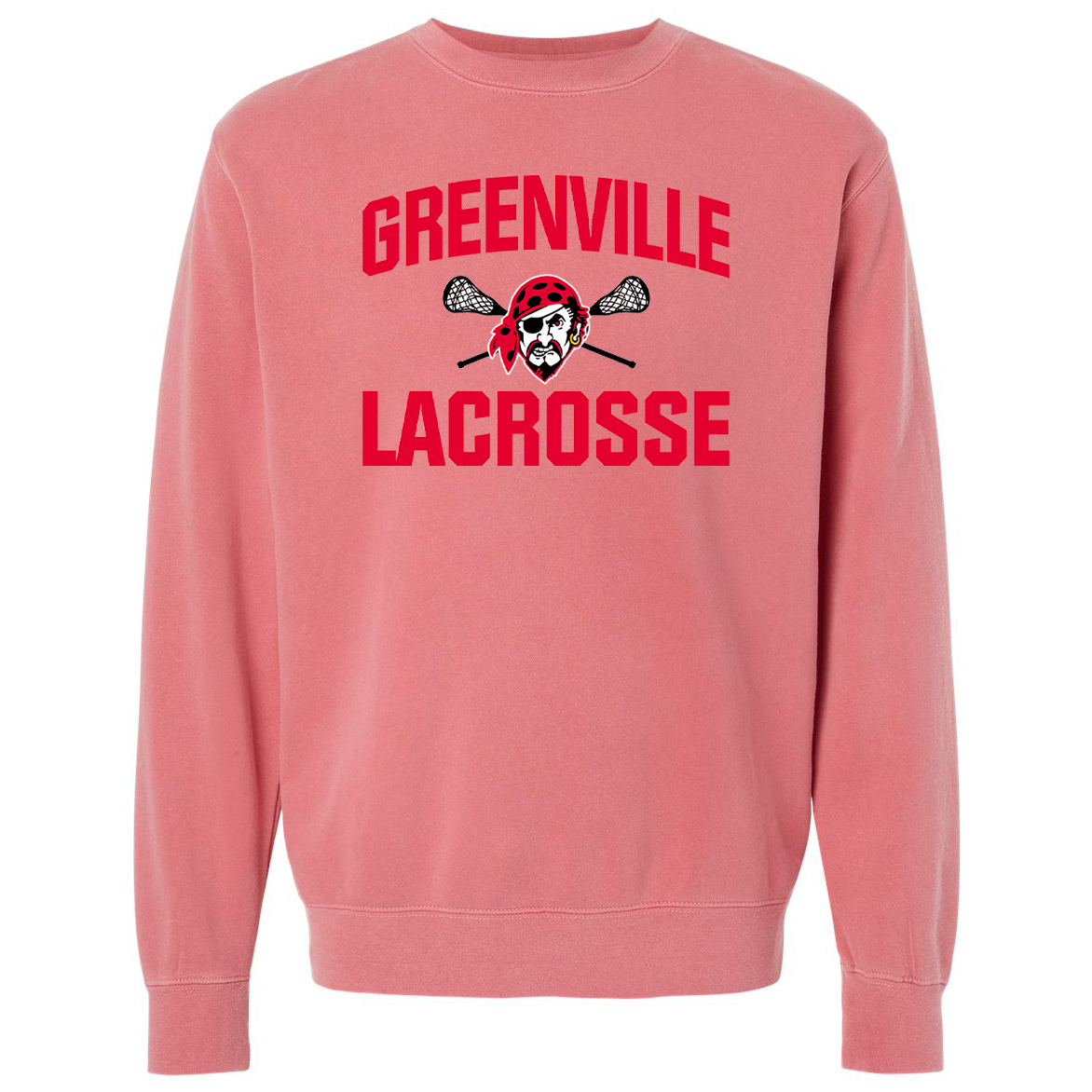 Greenville Lacrosse Midweight Pigment-Dyed Crewneck