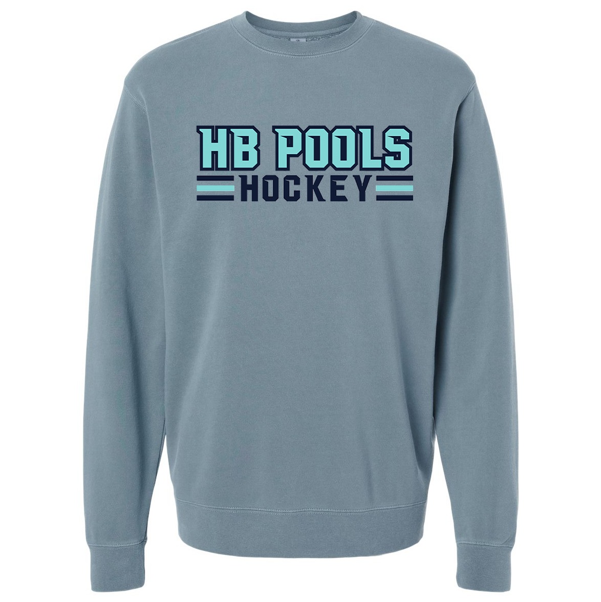 HB Pools Hockey Independent Trading Co. Midweight Pigment-Dyed Crewneck