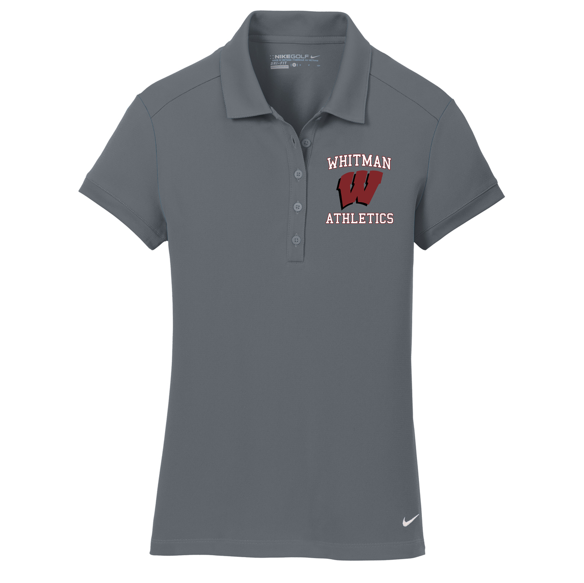 Whitman Athletics Ladies Nike Dri-Fit Modern Fit Polo