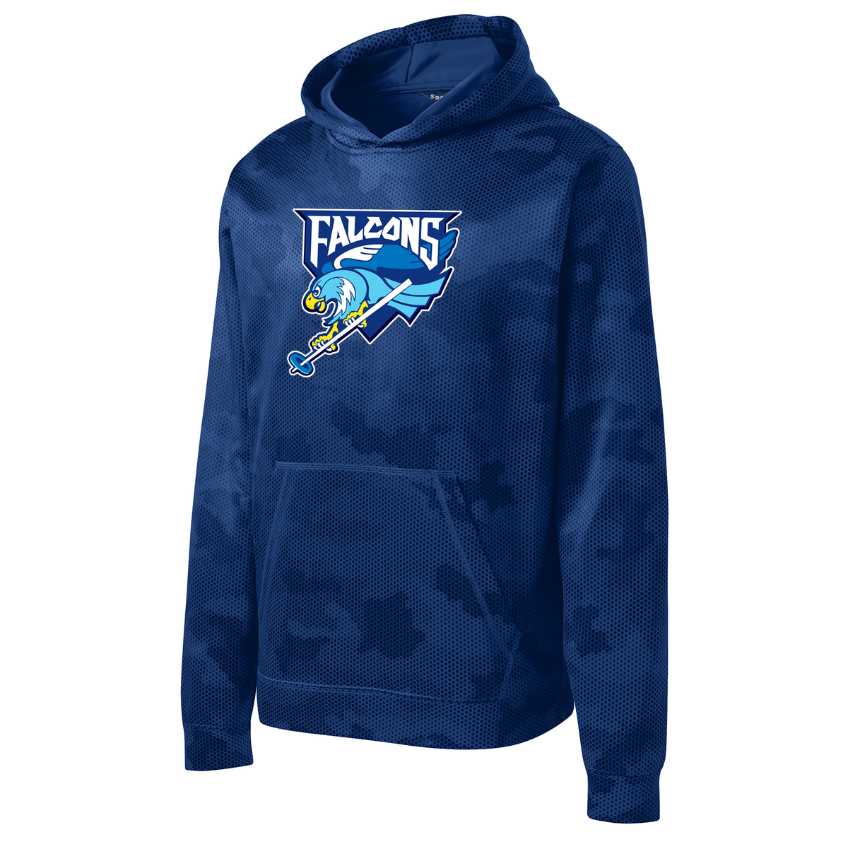Falcons Ringettes Youth CamoHex Pullover