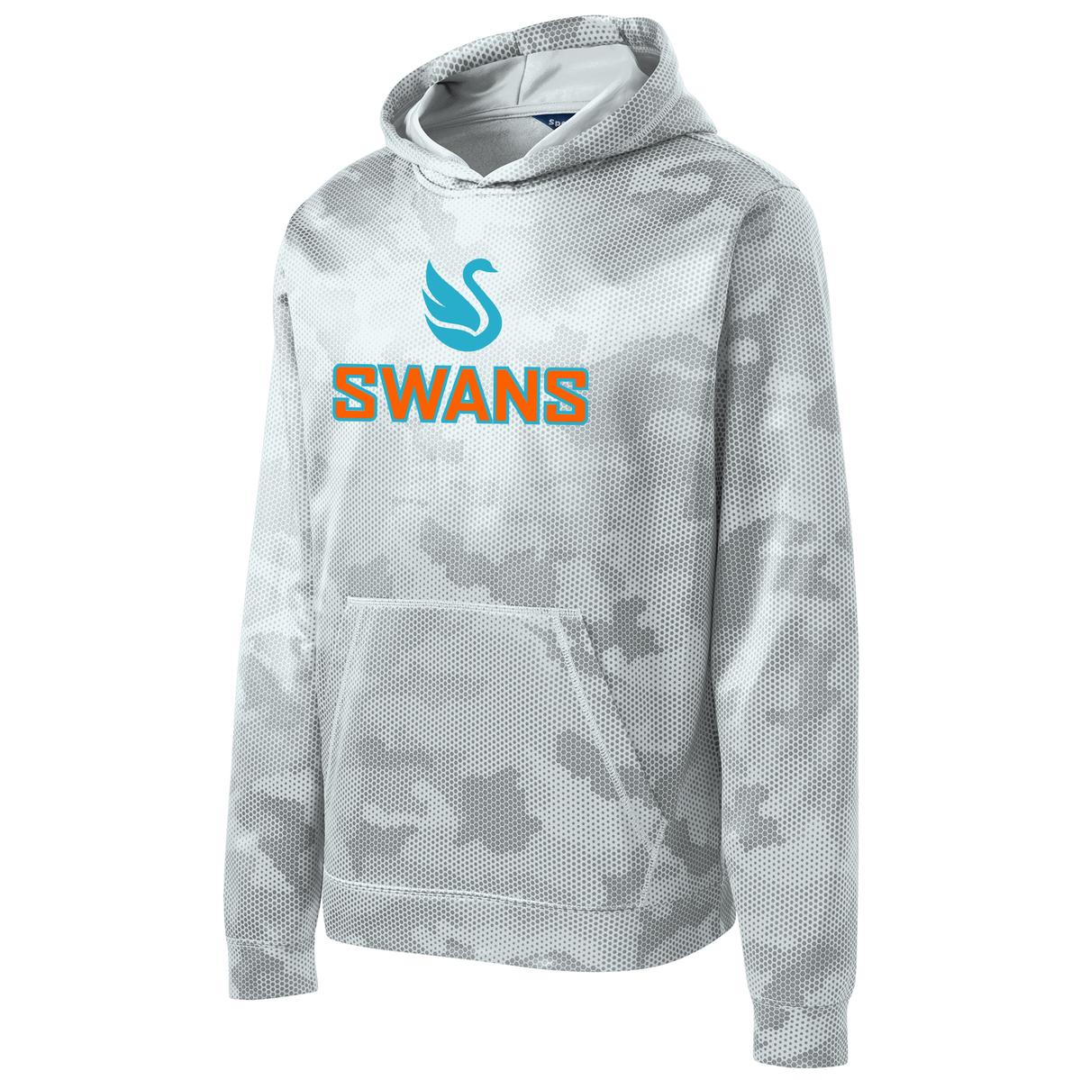 Swans Lacrosse Youth CamoHex Pullover
