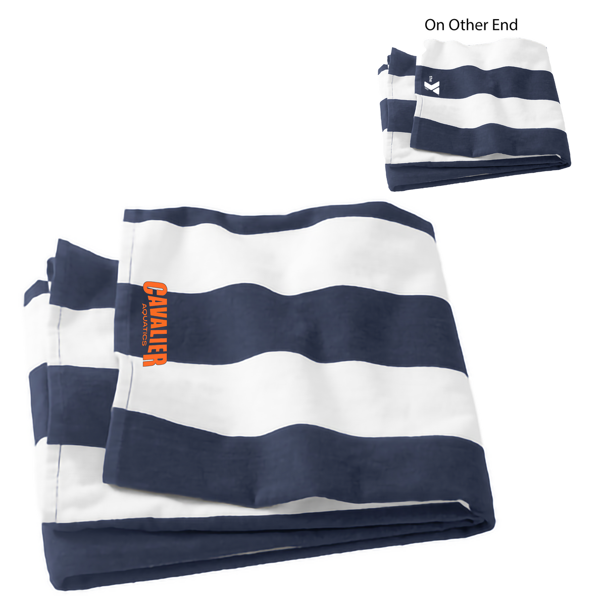 Cavalier Aquatics Stripe Towel