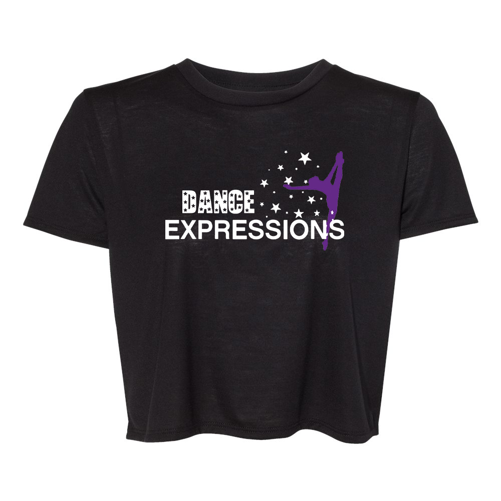 Dance Expressions Flowy Cropped T-Shirt