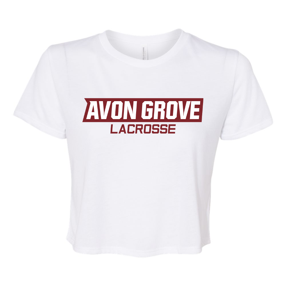 Avon Grove Lacrosse Women’s Flowy Crop Tee