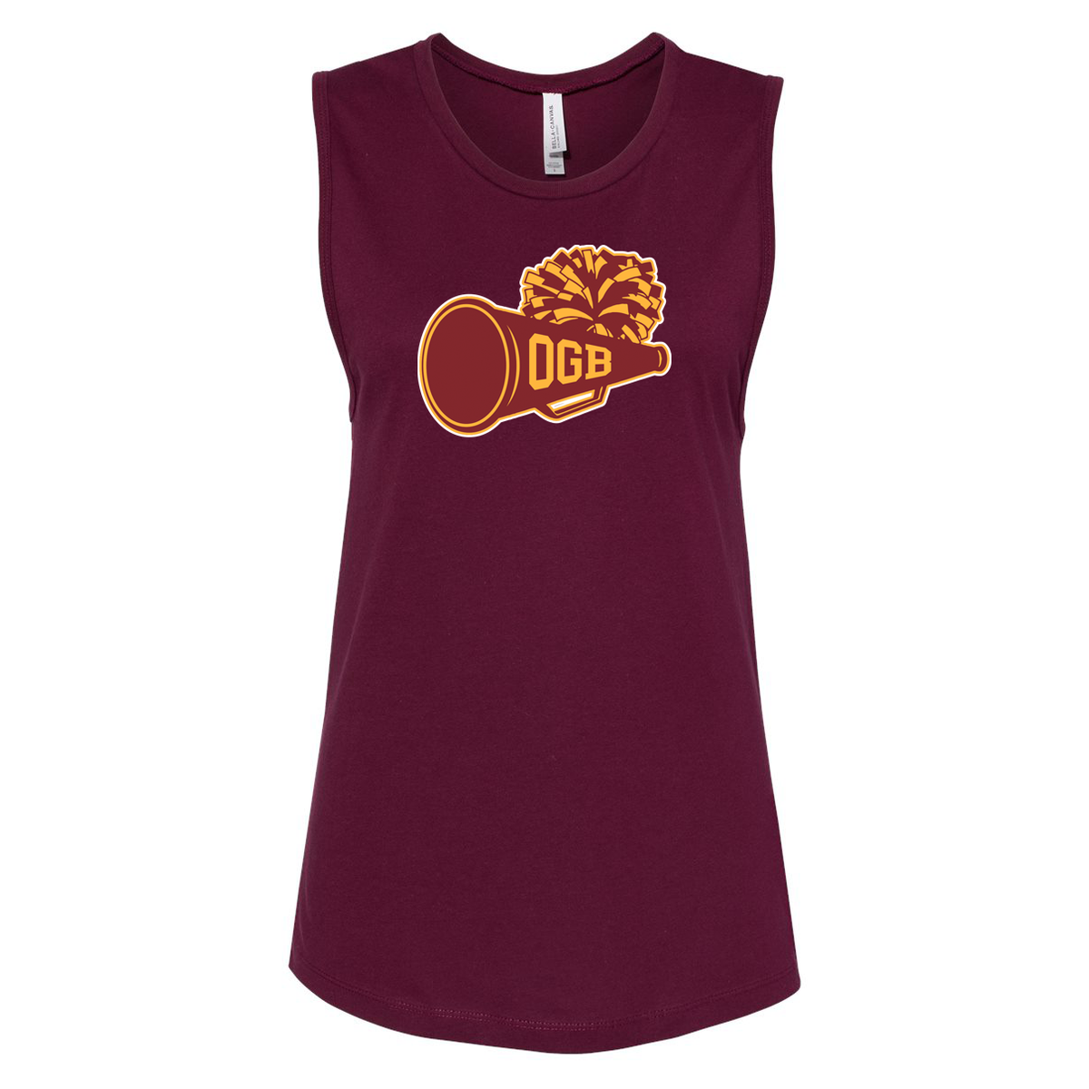 Oxford Golden Bears Cheer Womens Muscle Tank