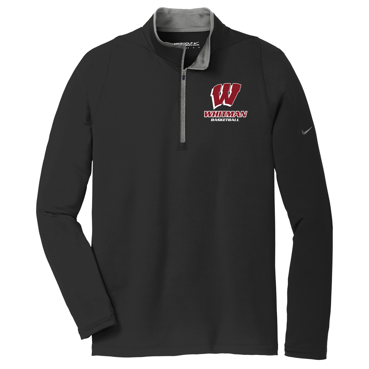 Whitman Basketball Nike Dri-FIT Stretch 1/2-Zip Cover-Up