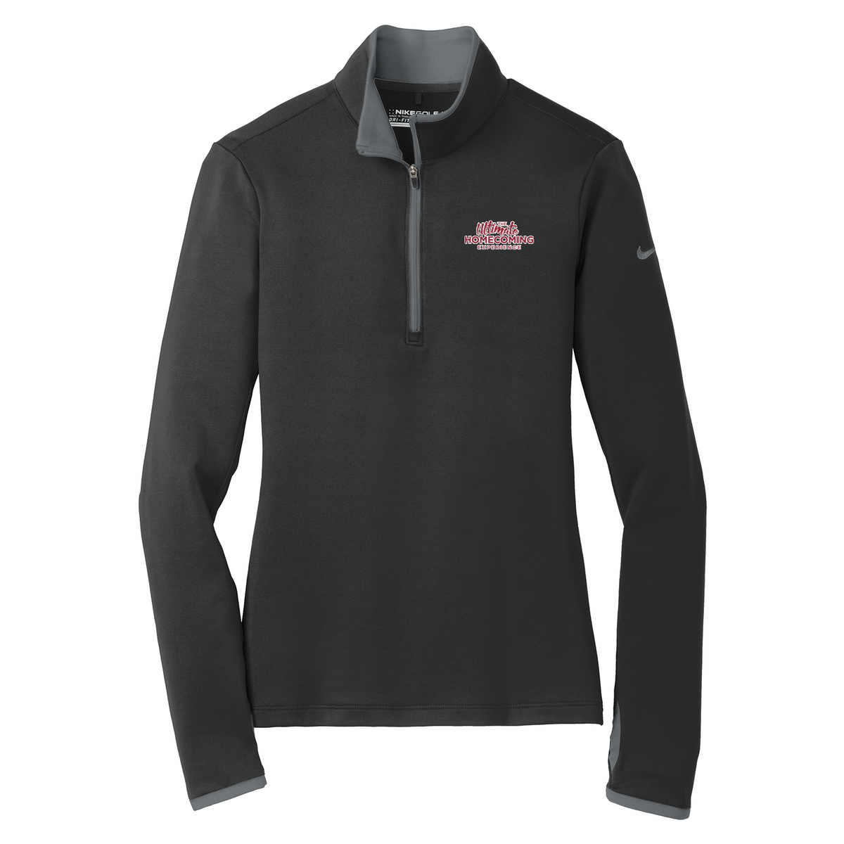 NC Central University Homecoming Nike Ladies Dri-FIT 1/2 Zip Cover-Up