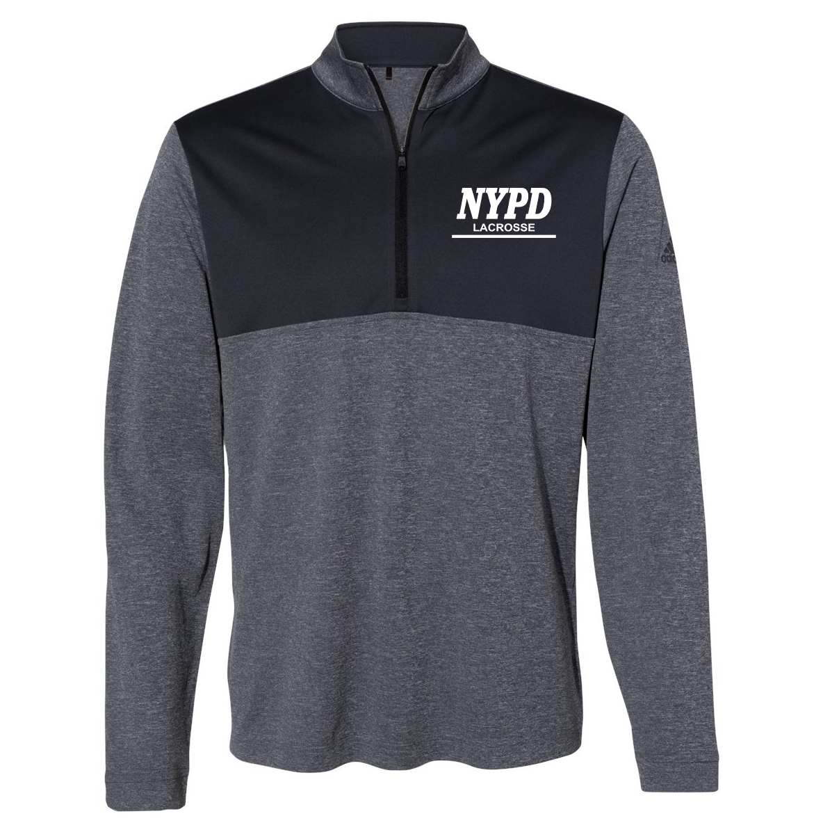 NYPD Lacrosse  Adidas Lightweight Quarterzip Pullover