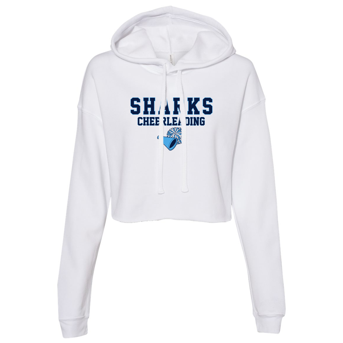 Sharks Cheerleading Cropped Sweatshirt