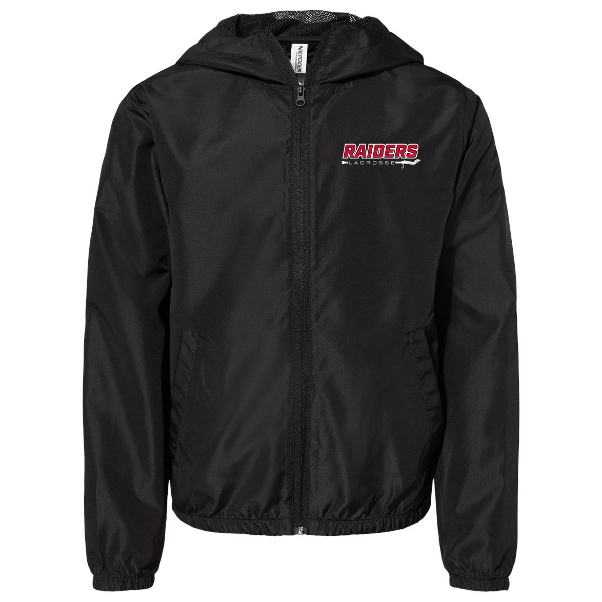 PM Raiders Girls Lacrosse Lightweight Full-Zip Windbreaker