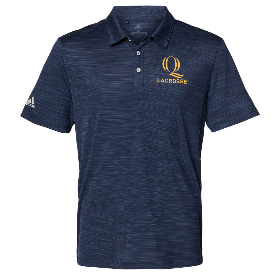 Quinnipiac Men's Lacrosse Adidas Melange Polo