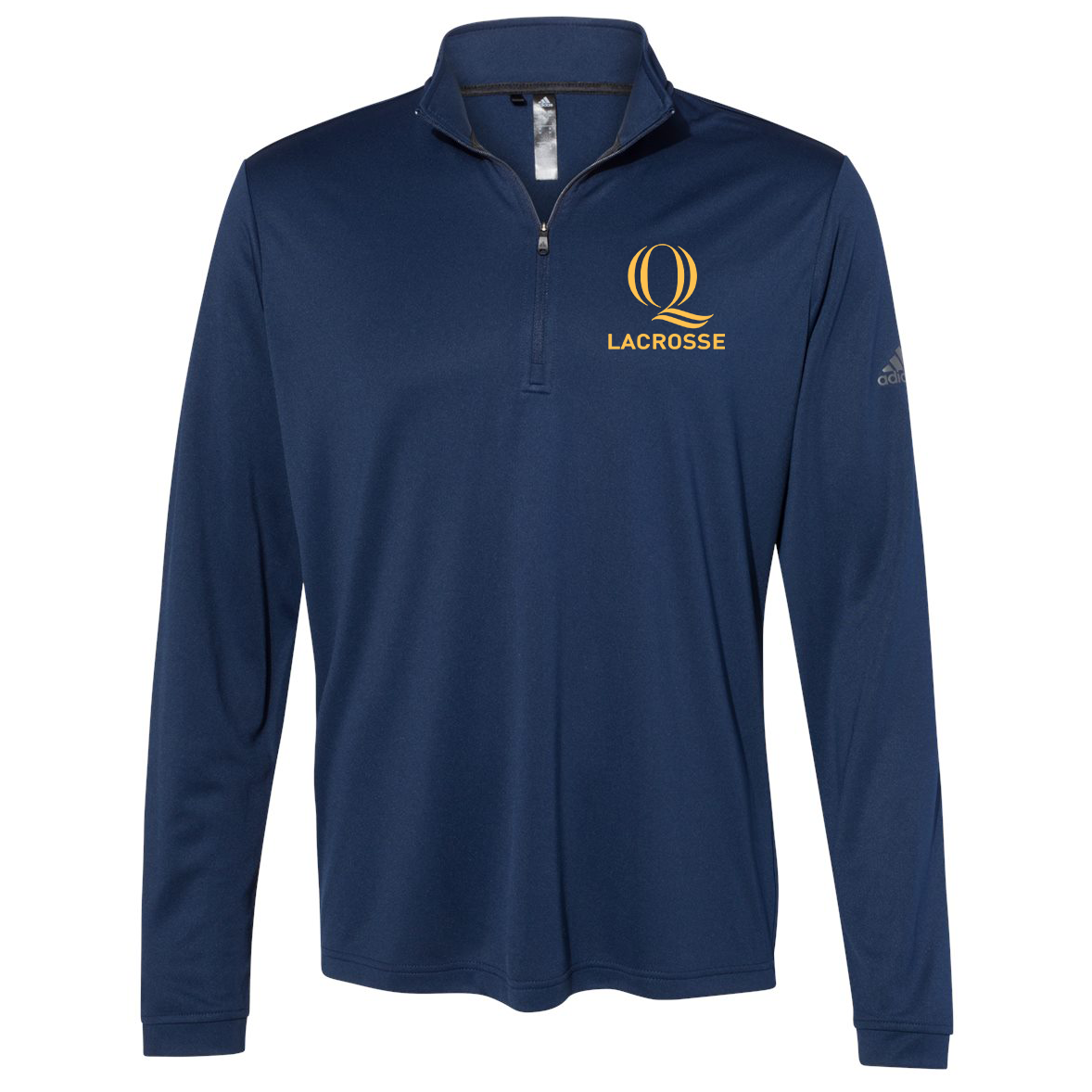 Quinnipiac Men's Lacrosse Adidas Lightweight Quarter-Zip Pullover