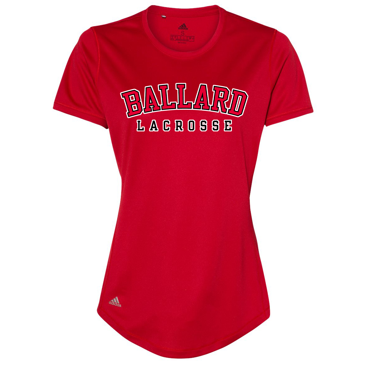 Ballard High School Boys Lacrosse Women's Adidas Sport T-Shirt