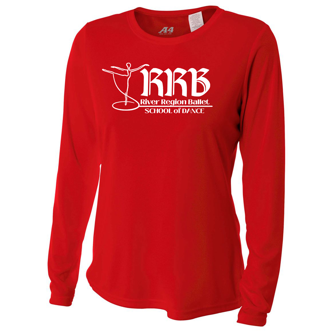 River Region Ballet School A4 Cooling Performance L/S Crew