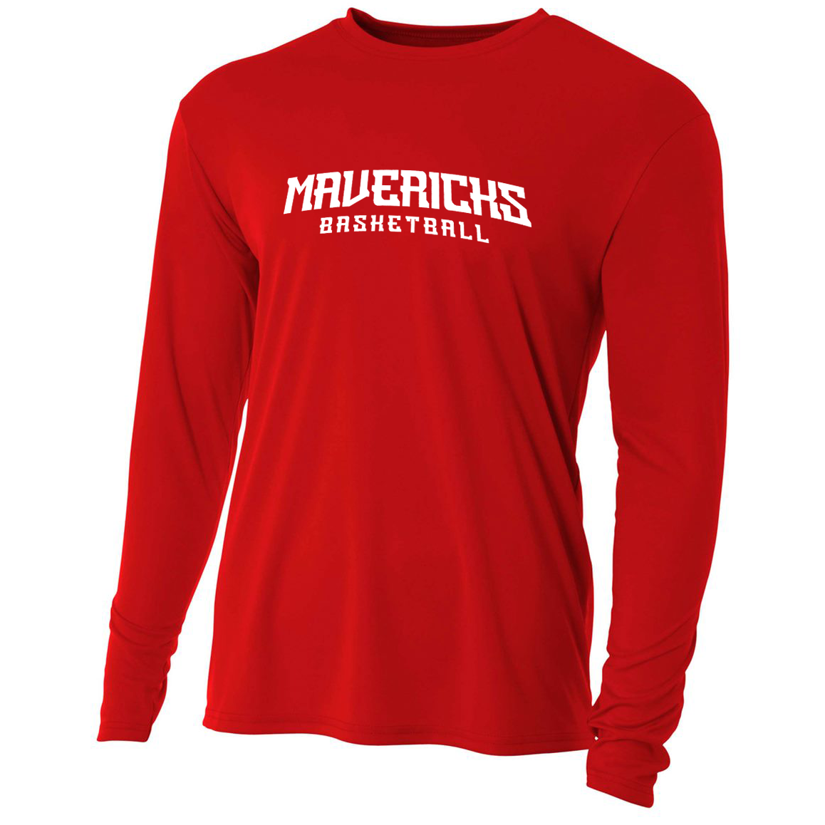 Mavericks Basketball A4 Cooling Performance L/S Crew