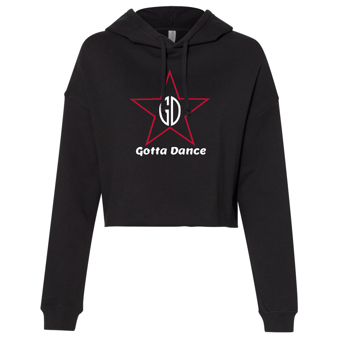 Gotta Dance Women’s Lightweight Cropped Hooded Sweatshirt