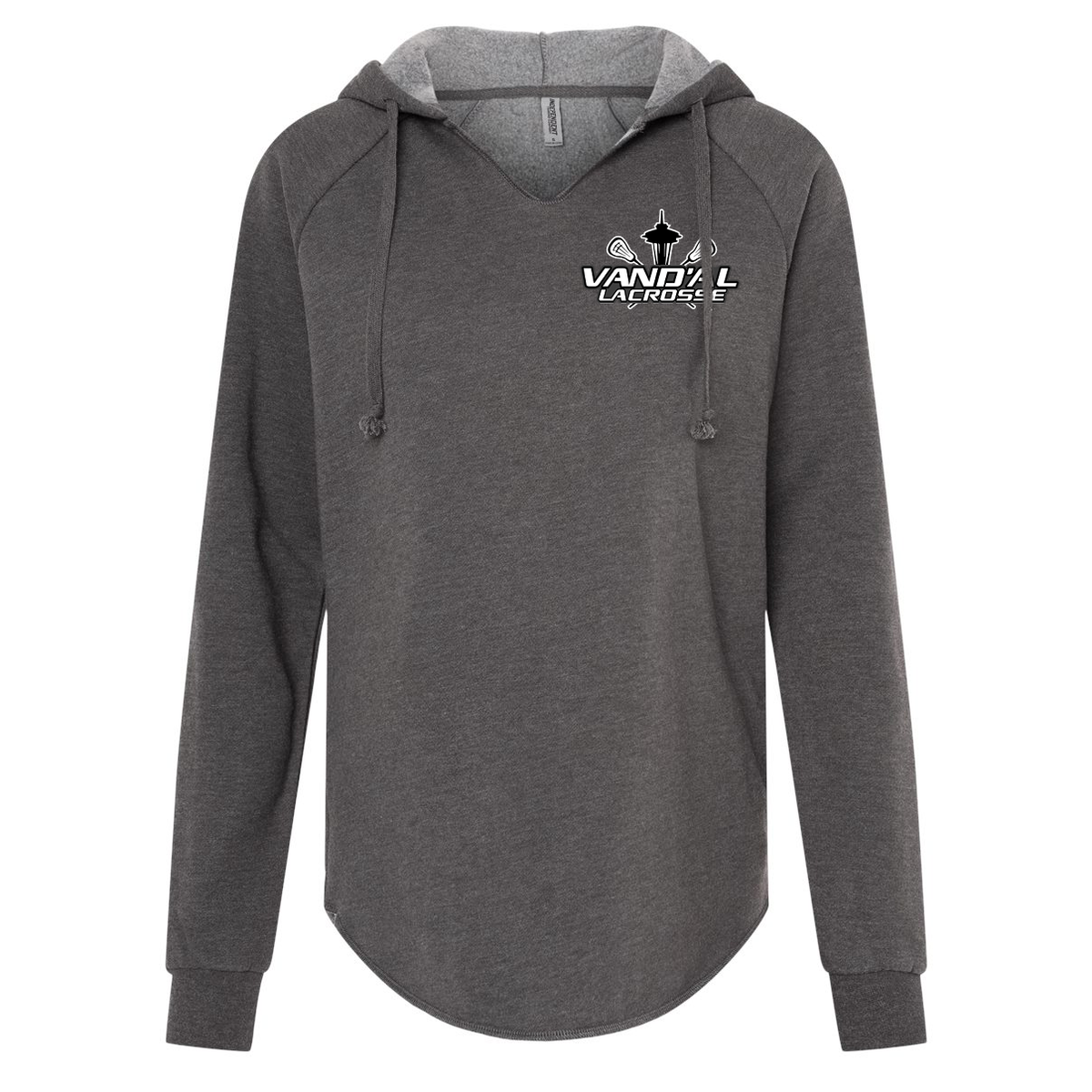 Vand'al Lacrosse Independent Trading Co. Women’s Lightweight California Wave Wash Hooded Sweatshirt