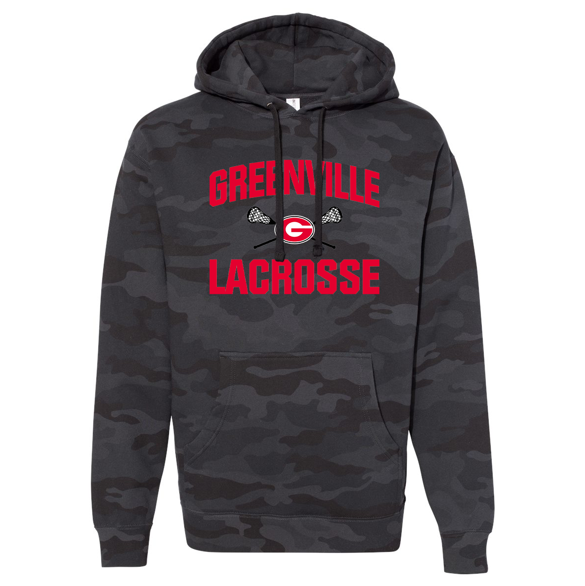 Greenville Lacrosse Independent Trading Co. Camo Sweatshirt