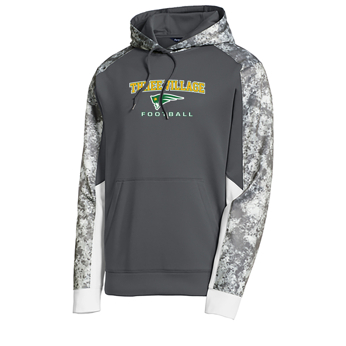 Three Village Football Mineral Freeze ColorBlock Hoodie