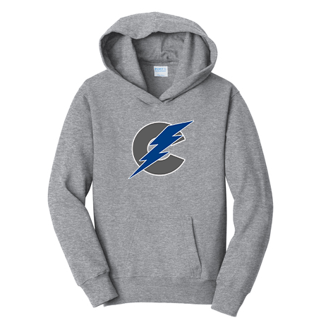 Central Colorado Bolts Lacrosse Youth Hooded Fleece Pullover