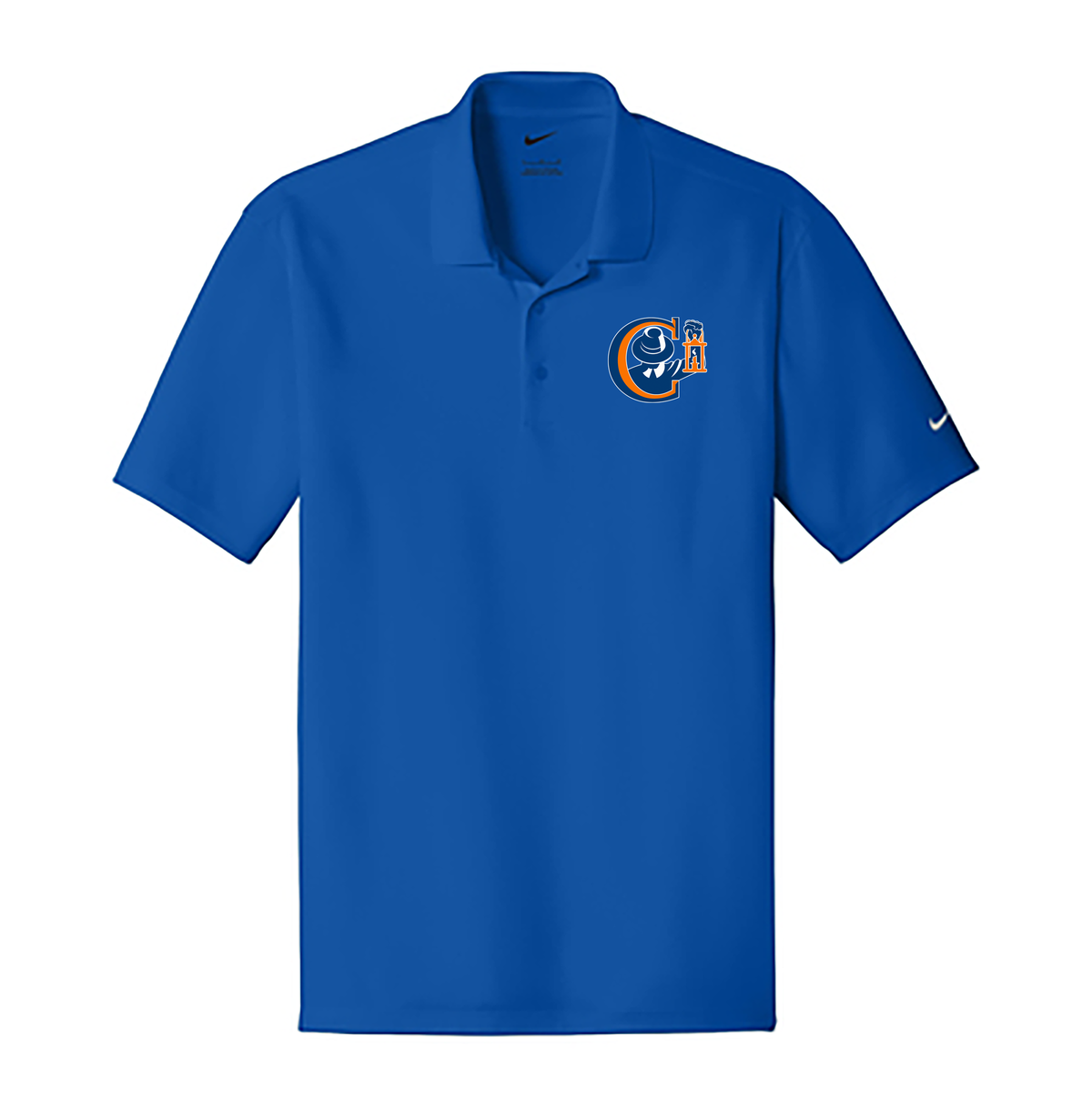 Collegiate School Nike Dri-FIT Classic Fit Players Polo with Flat Knit Collar