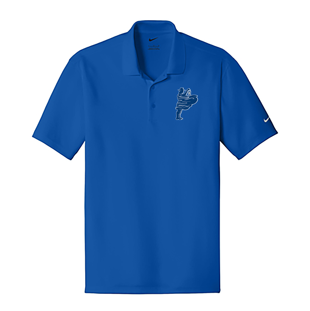 Collegiate School Nike Dri-FIT Classic Fit Players Polo with Flat Knit Collar