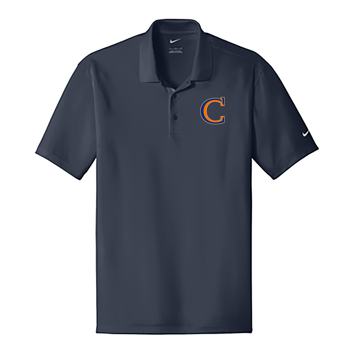 Collegiate School Nike Dri-FIT Classic Fit Players Polo with Flat Knit Collar