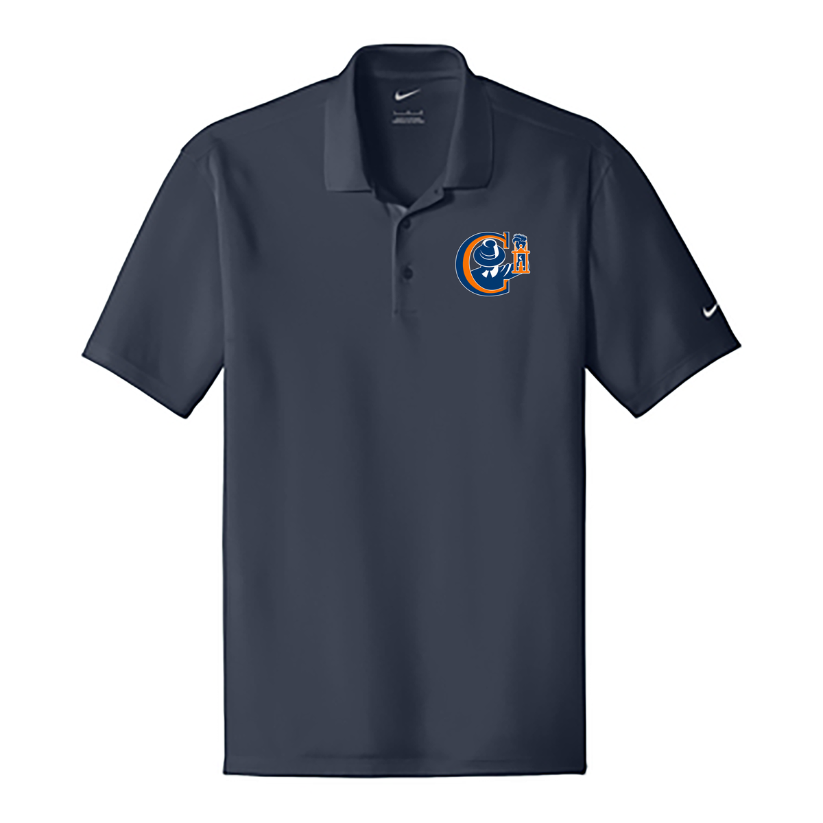 Collegiate School Nike Dri-FIT Classic Fit Players Polo with Flat Knit Collar