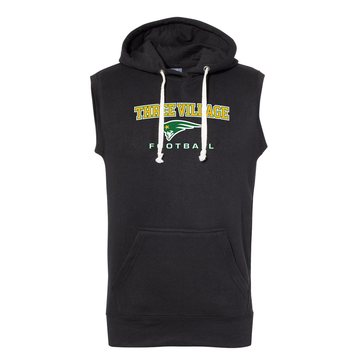 Three Village Football Sleeveless Hoodie