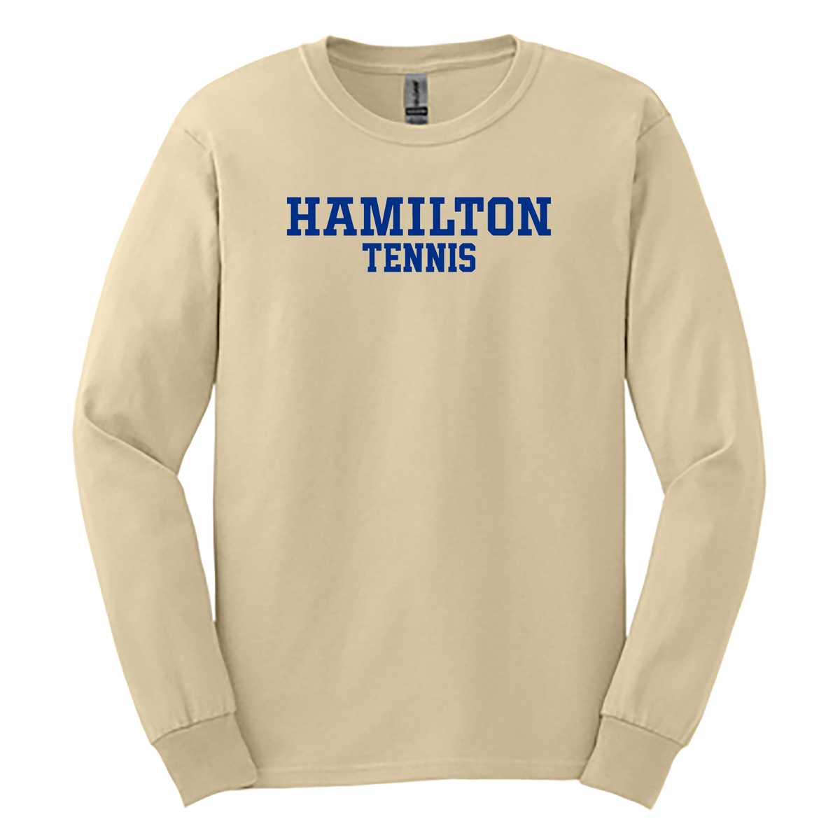 Hamilton College Tennis Gildan Ultra Cotton Long Sleeve Shirt