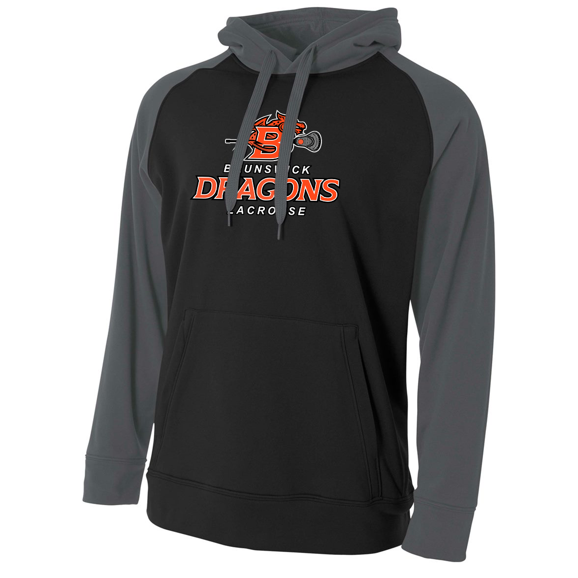 Brunswick Dragons Lacrosse A4 Colorblock Tech Hoodie