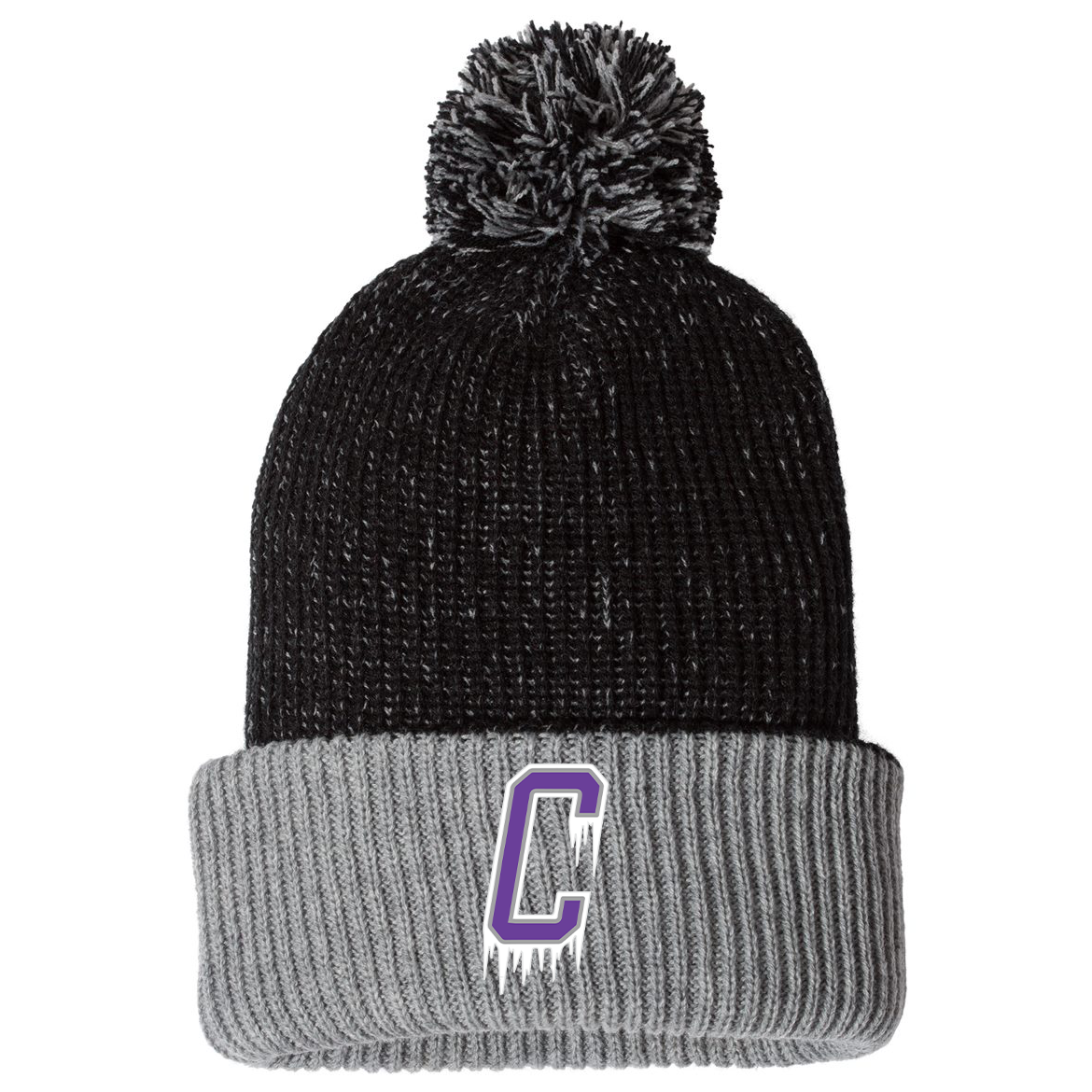 Minnesota Chill Lacrosse Speckled Knit Pom Beanie