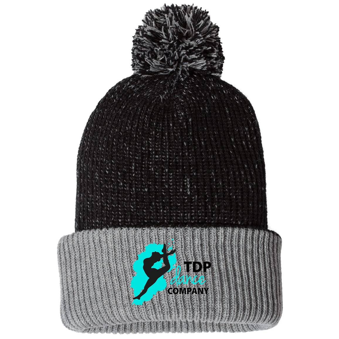 TDP Dance Company Speckled Knit Pom Beanie