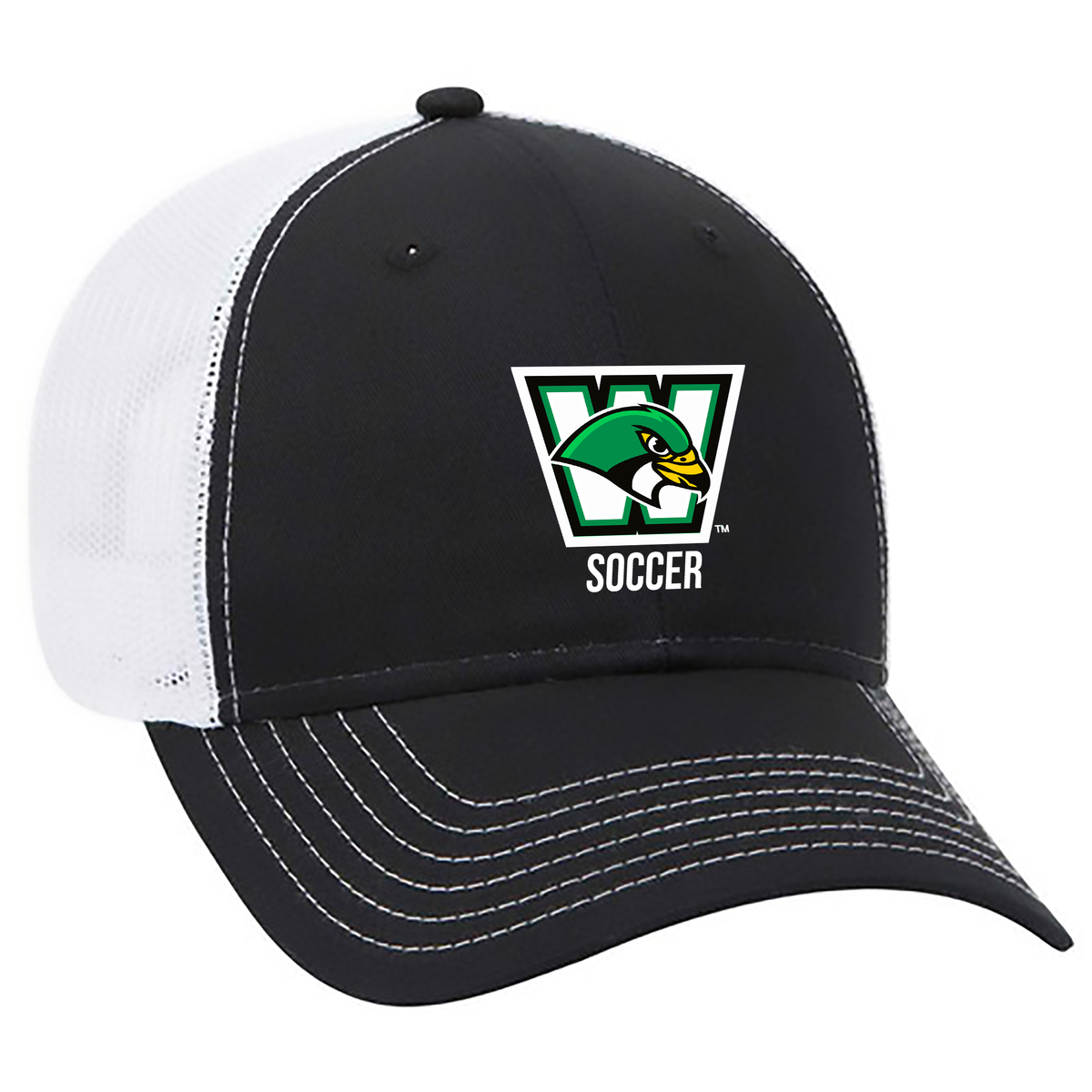 Woodland Falcons High School Soccer Trucker Hat