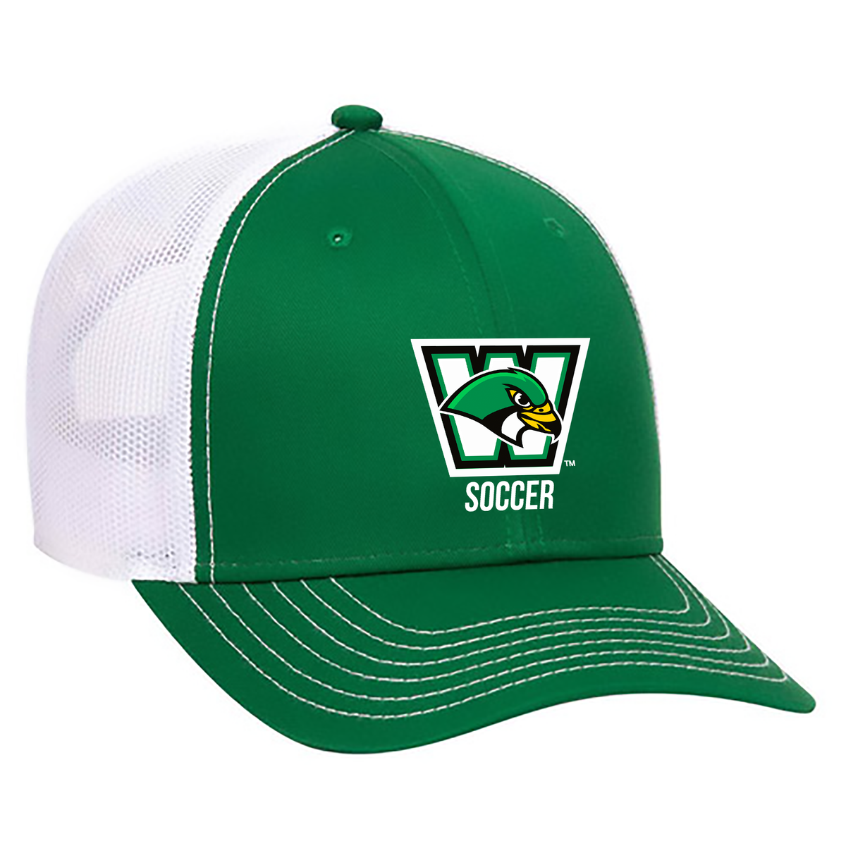 Woodland Falcons High School Soccer Trucker Hat