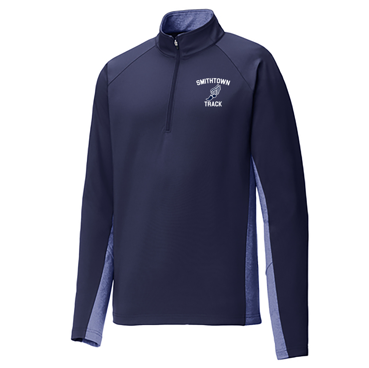 Smithtown Track Stretch Contrast 1/2-Zip Pullover