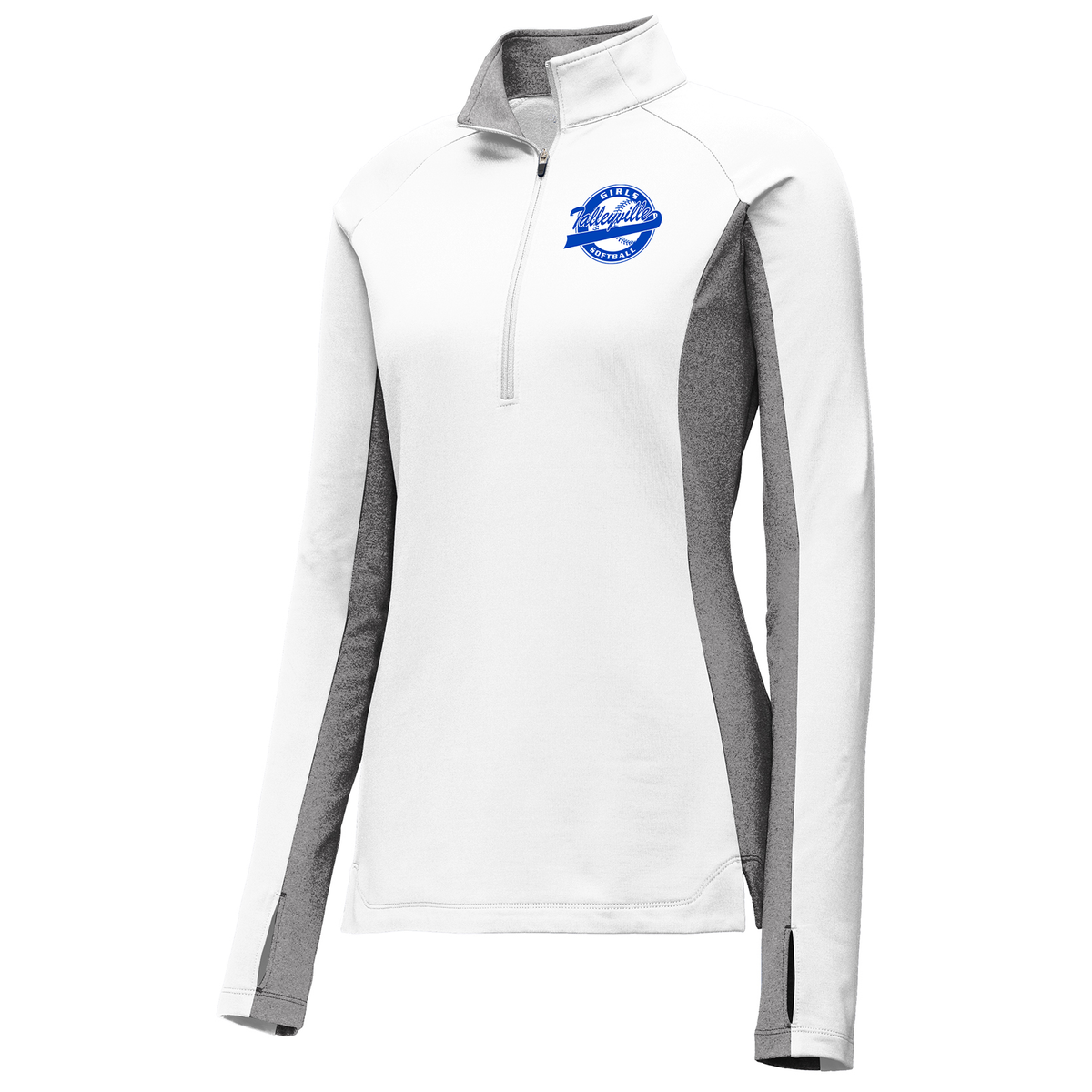 Talleyville Rec Softball Ladies Sport-Wick Contrast 1/2 Zip