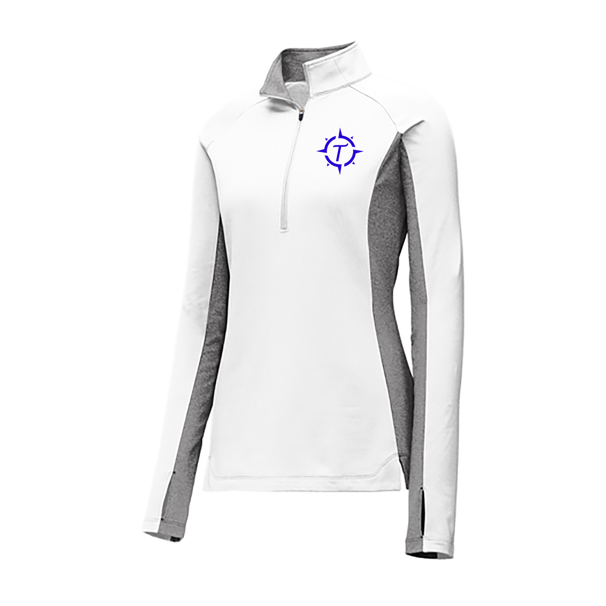 Talleyville Travel Softball Ladies Sport-Wick Contrast 1/2 Zip