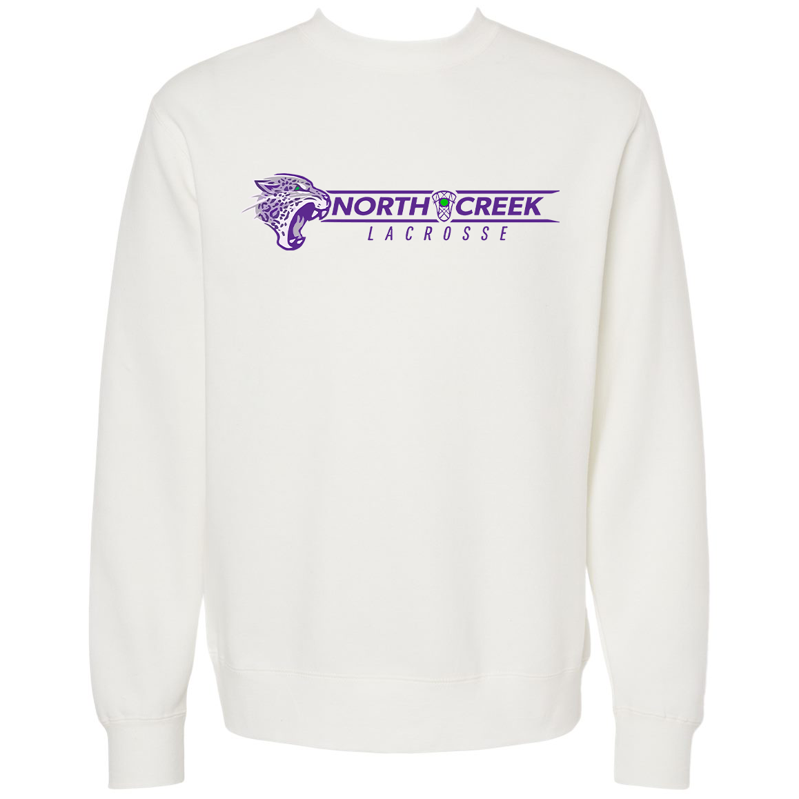 North Creek Lacrosse Independent Trading Co. Midweight Pigment-Dyed Crewneck